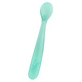 CHICCO SPOON: SOFT SILICONE 6M+ 2PK - BLUE