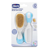 CHICCO BRUSH AND COMB - LIGHT BLUE