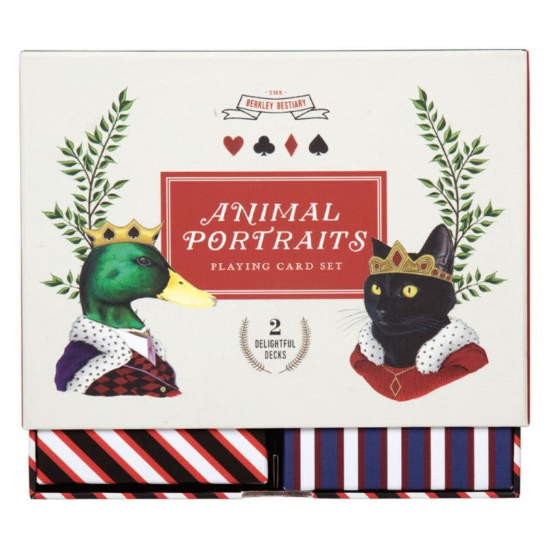 PLAYING CARDS ANIMAL PORTRAITS BBESTIARY