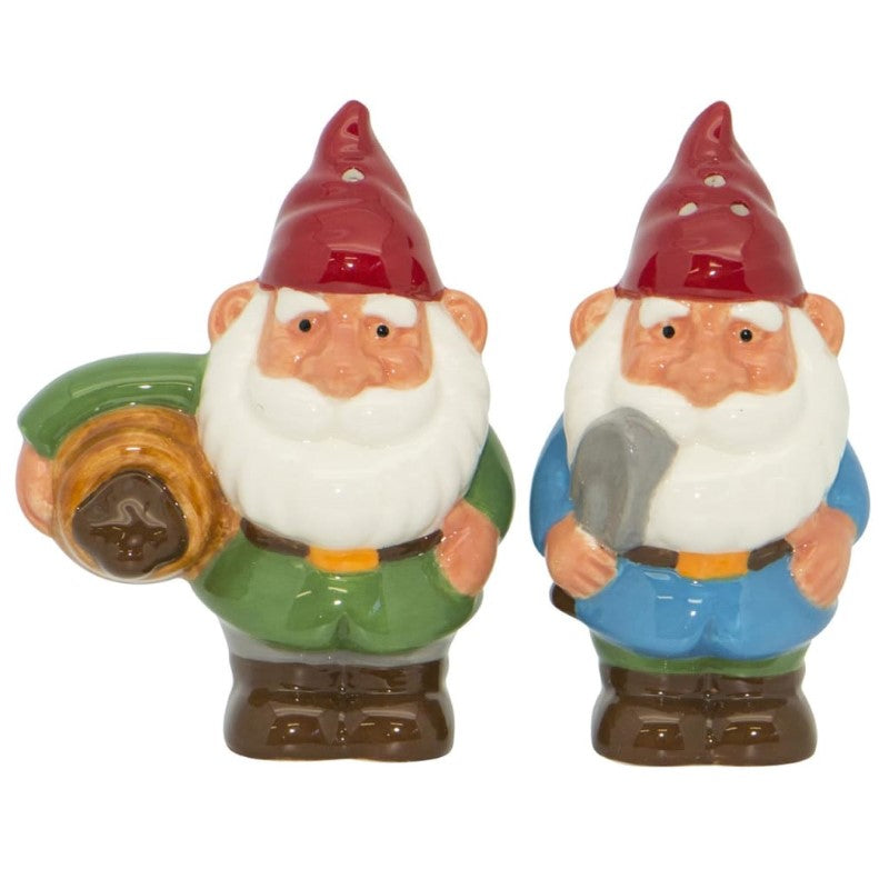 DAKOTA GNOME WITH TROWEL & BUCKET CRUET SET