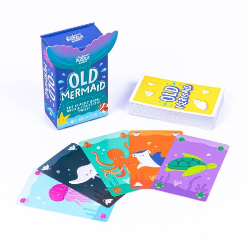 Card Game - Professor Puzzle Old Mermaid