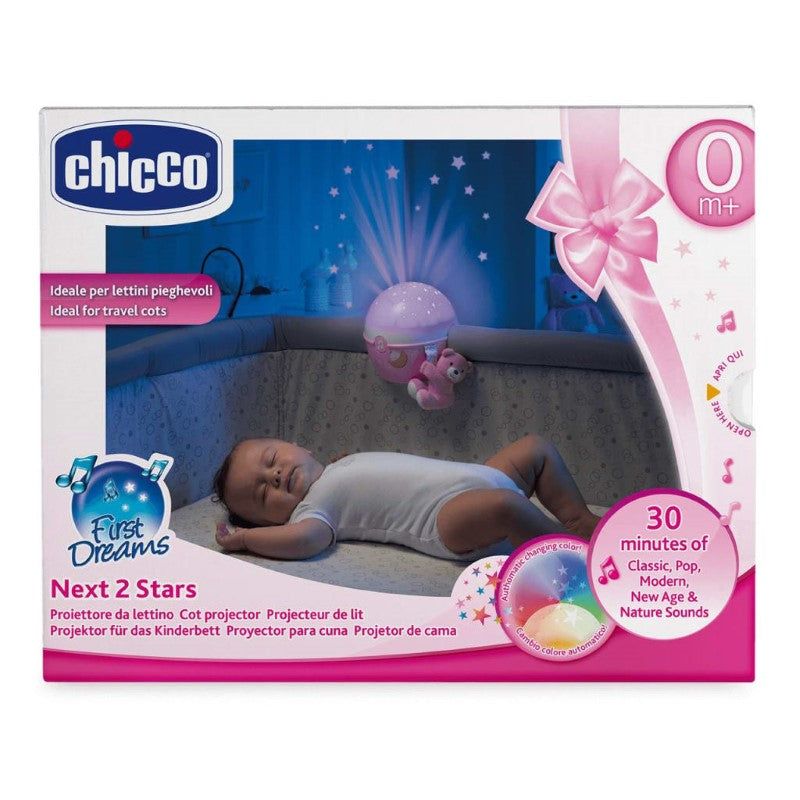 CHICCO NEXT2STARS PROJECTOR PINK