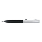 SHEAFFER® 100 9313 GLOSSY BLACK BALLPOINT PEN WITH CHROME CAP AND CHROME TRIM