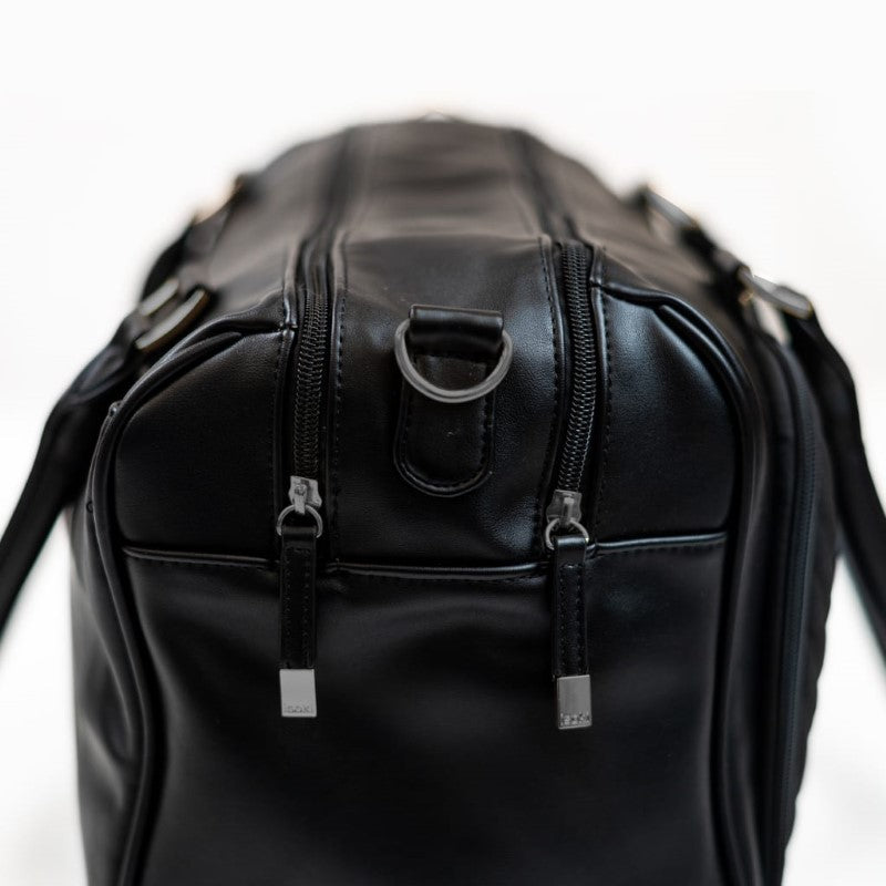 ISOKI DOUBLE ZIP SATCHEL MIDNIGHT
