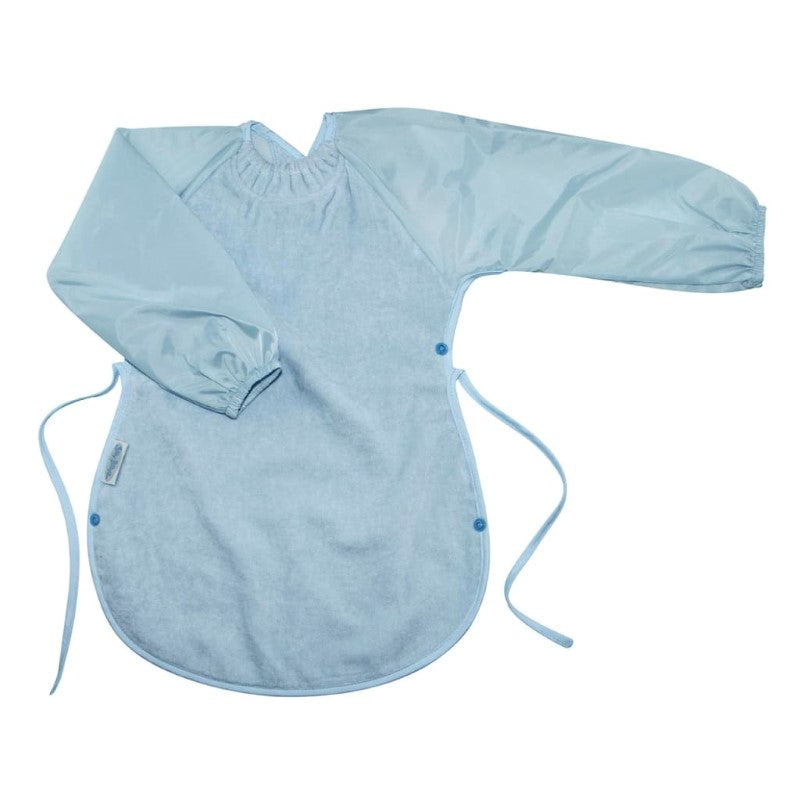 SILLY BILLYZ TOWEL MESSY EATER BIB DUSTY BLUE