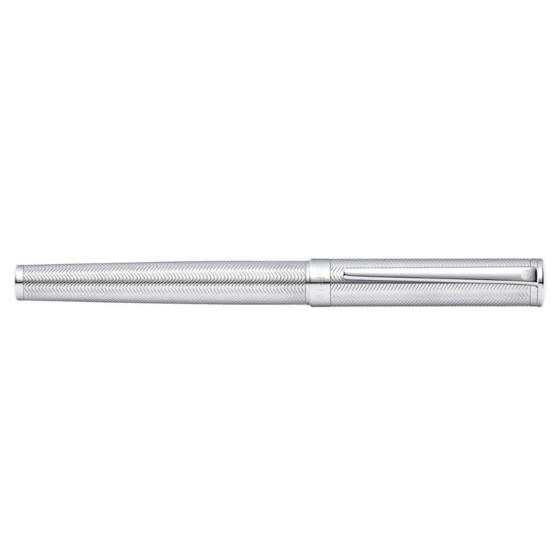 SHEAFFER INTENSITY ENGRAVED CHROME MEDIUM FOUNTAIN PEN