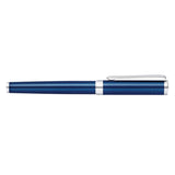 SHEAFFER INTENSITY ENGRAVED BLUE LACQUE/CHROME TRIM MEDIUM FOUNTAIN PEN
