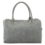 ISOKI DOUBLE ZIP SATCHEL STONE GREY