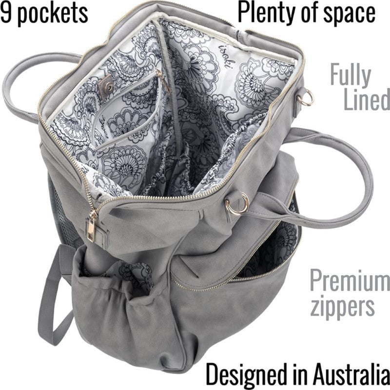 ISOKI BYRON BACKPACK STONE