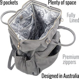 ISOKI BYRON BACKPACK STONE