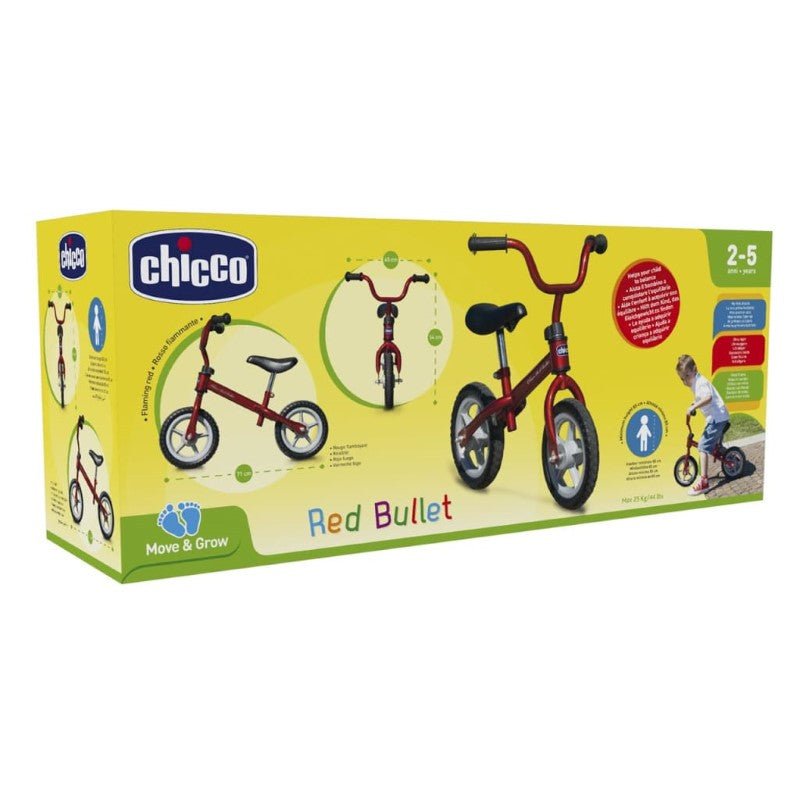 CHICCO RIDE ON RED BULLET BALANCE BIKE