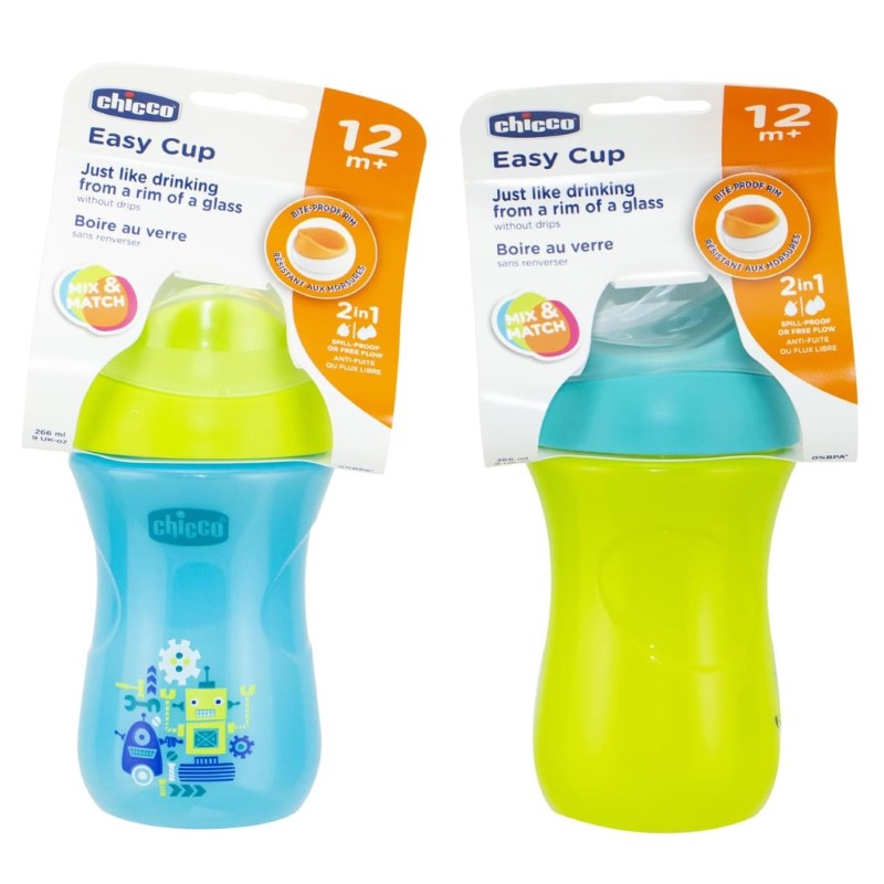 CHICCO EASY CUP 12M+ BOY 1PK 266ML