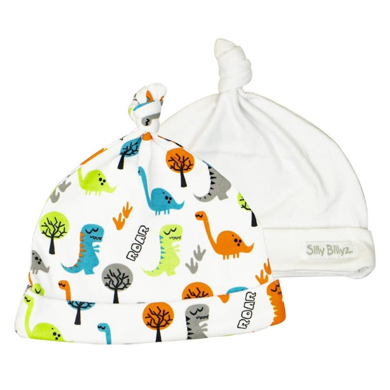 SILLY BILLYZ JERSEY BABYHAT 2PK ROAR