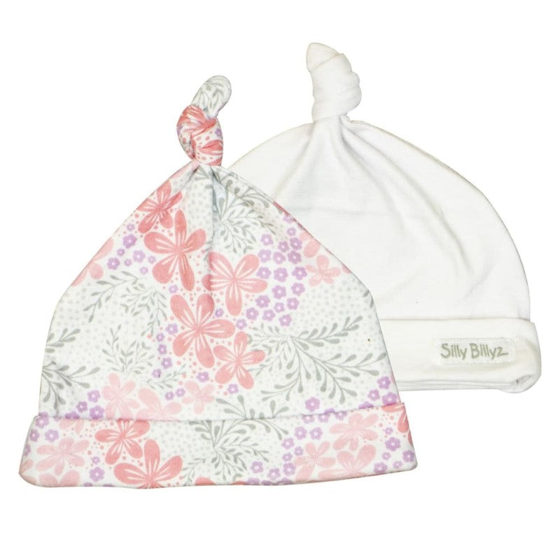 SILLY BILLYZ JERSEY BABYHAT 2PK BLOOM