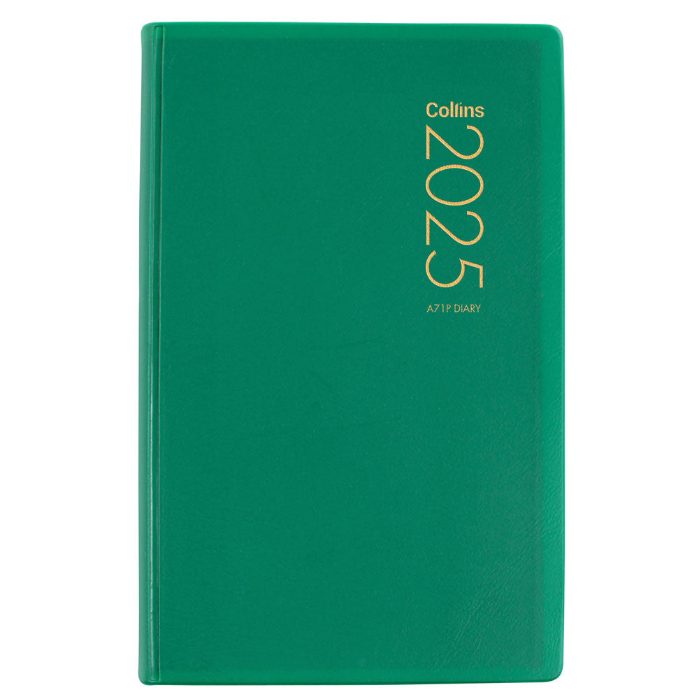Collins Diary A71P Green Odd Year