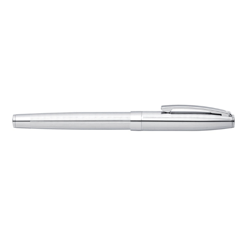 SHEAFFER SAGARIS CHROME/ENGRAVED MEDIUM FOUNTAIN PEN