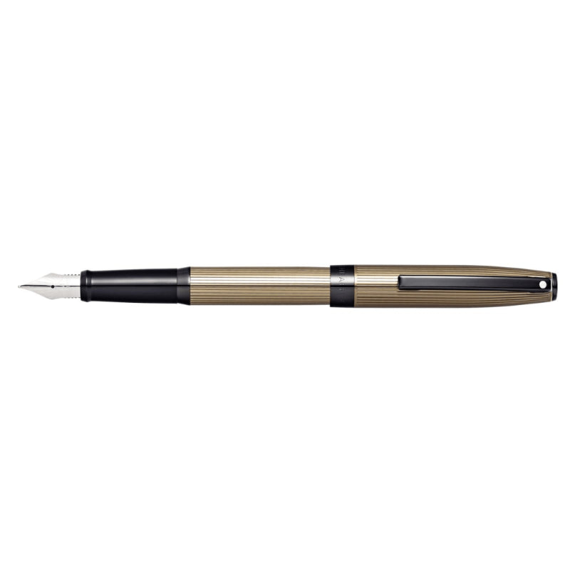 SHEAFFER SAGARIS TITANIUM MEDIUM FOUNTAIN PEN