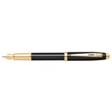 SHEAFFER® 100 9322 GLOSSY BLACK FOUNTAIN PEN WITH GOLD-TONE TRIM - MEDIUM