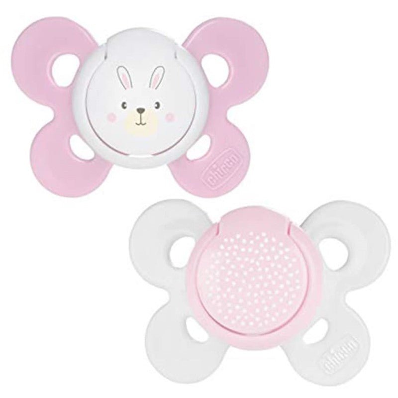CHICCO BB/BC COMFORT SIL 0-6M 2PK - GIRL