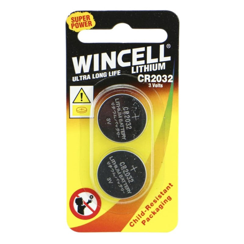 LITHIUM 2032 3V BUTTON CEL 2PK