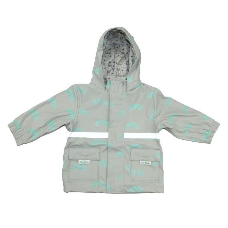 SILLY BILLYZ WATERPROOF JACKET RAINBOW LRG