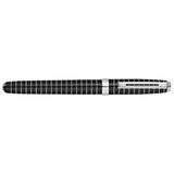 SHEAFFER PRELUDE BLACK LACQUER ENGRAVED LINES FINE FOUNTAIN PEN