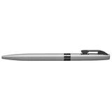 SHEAFFER® REMINDER 9019 MATTE GRAY BALLPOINT PEN WITH BLACK PVD TRIM