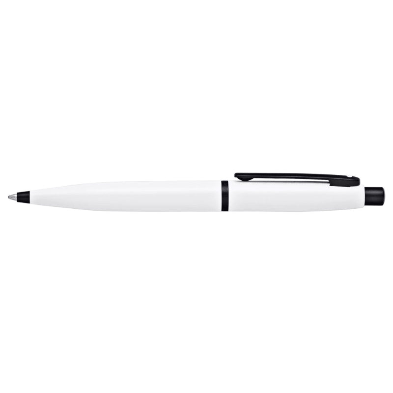 SHEAFFER VFM STROBE SILVER WITH NICKEL PT BALLPOINT +A6 NOTEBOOK