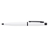 SHEAFFER VFM STROBE SILVER WITH NICKEL PT BALLPOINT +A6 NOTEBOOK