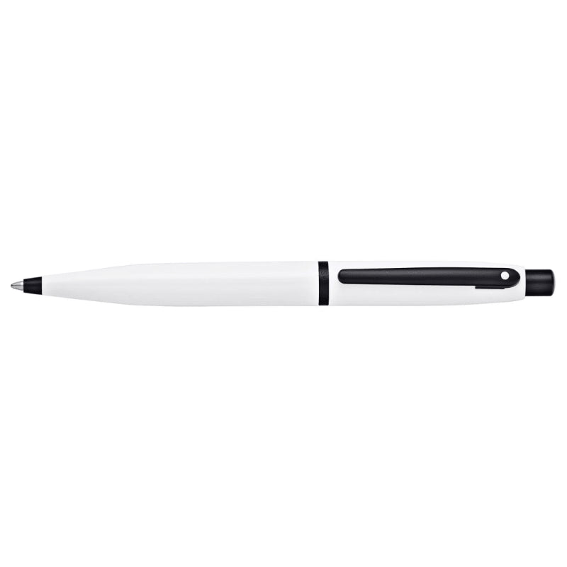 SHEAFFER VFM STROBE SILVER WITH NICKEL PT BALLPOINT +A6 NOTEBOOK