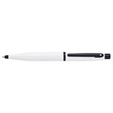 SHEAFFER VFM STROBE SILVER WITH NICKEL PT BALLPOINT +A6 NOTEBOOK