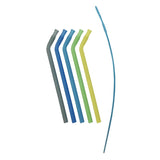 B.BOX SILICONE STRAW 5PC POOL PARTY