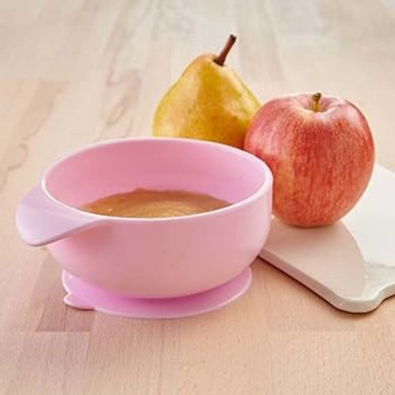 CHICCO SILICONE SUCTION BOWL PINK 6M+