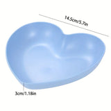 CHICCO SILICONE HEART SHAPED PLATE TEAL 9M+