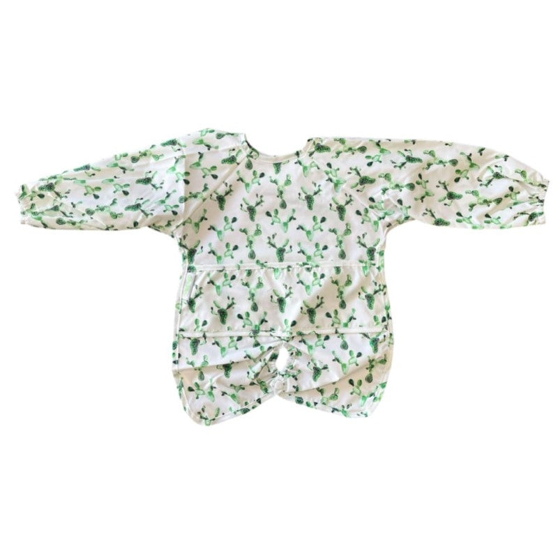 SILLY BILLYZ NYLON HIGHCHAIR HUGR L/S BIB CACTUS