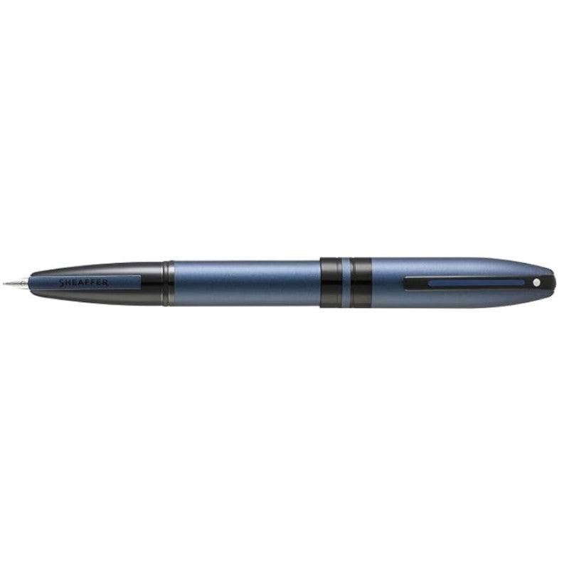 SHEAFFER® ICON 9110 METALIC BLUE BALLPOINT PEN WITH GLOSS BLACK TRIM