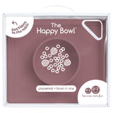 EZPZ HAPPY BOWL MAUVE