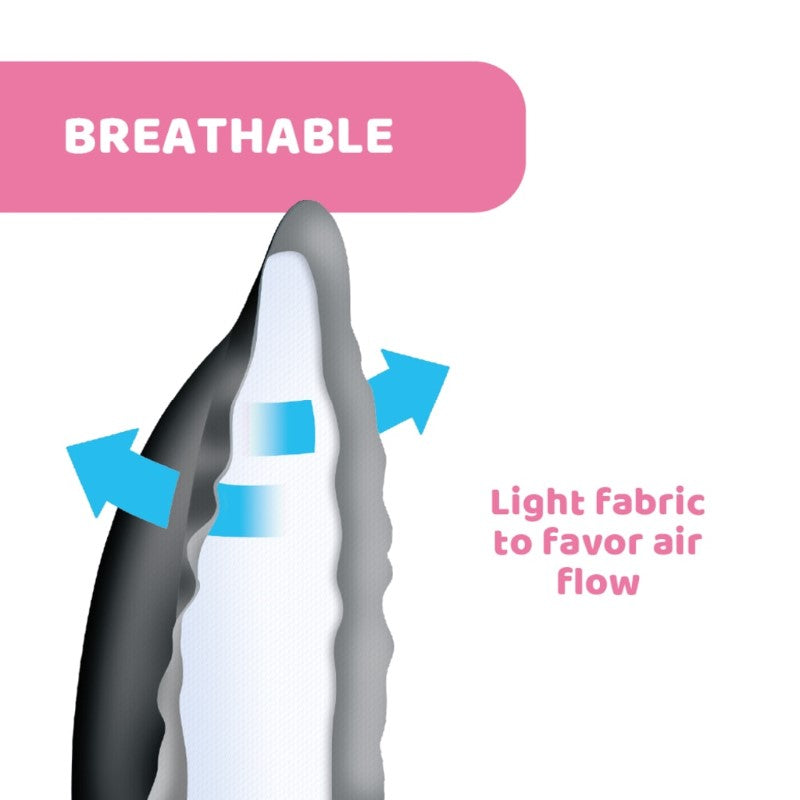 CHICCO BLACK DISPOSABLE BREAST PADS BLACK - 60PK