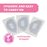 CHICCO BLACK DISPOSABLE BREAST PADS BLACK - 60PK