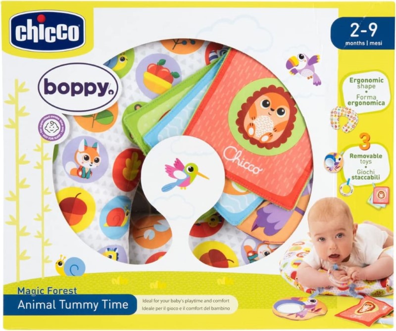 CHICCO MAGIC FOREST TUMMY TIME BOPPY PILLOW