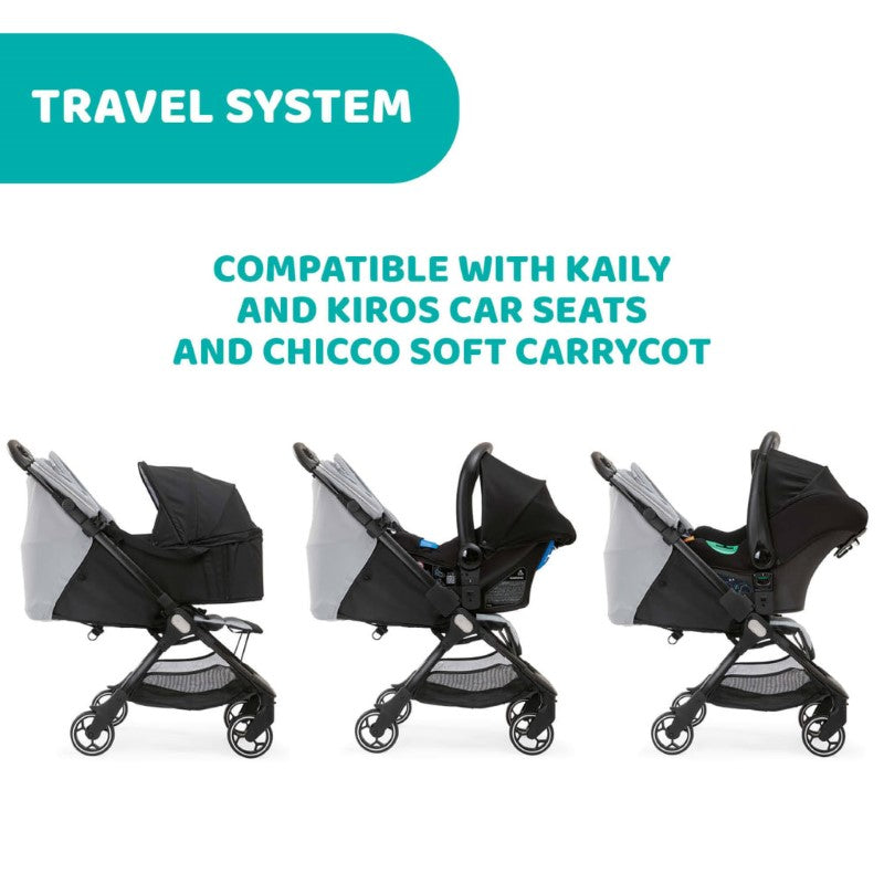 CHICCO STROLLER: CHICCO WE COOL GREY