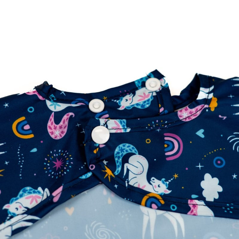 SILLY BILLYZ NYLON SMALL L/S BIB UNICORN