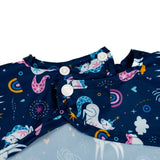 SILLY BILLYZ NYLON SMALL L/S BIB UNICORN