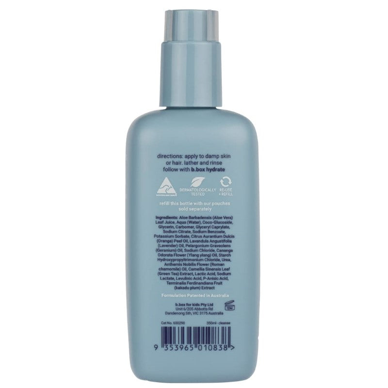 B.BOX BODY - CLEANSE 350ML HAIR AND BODY WASH