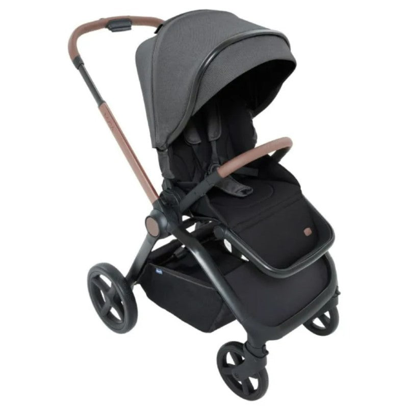 CHICCO STROLLER: MYSA BLACK SATIN
