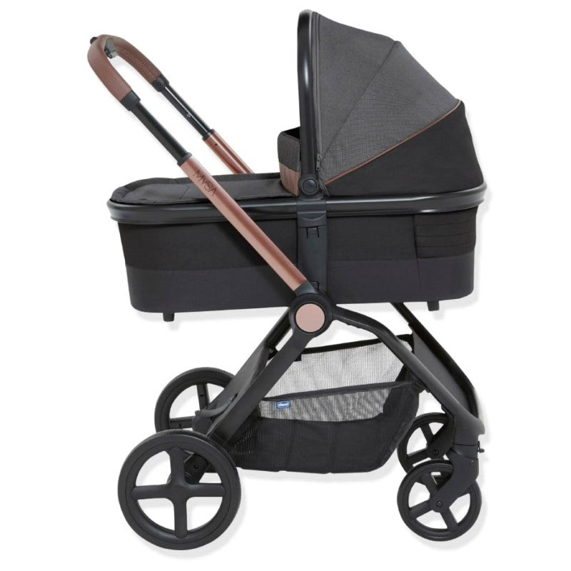 CHICCO MYSA LIGHT CARRY COT BLACK SATIN