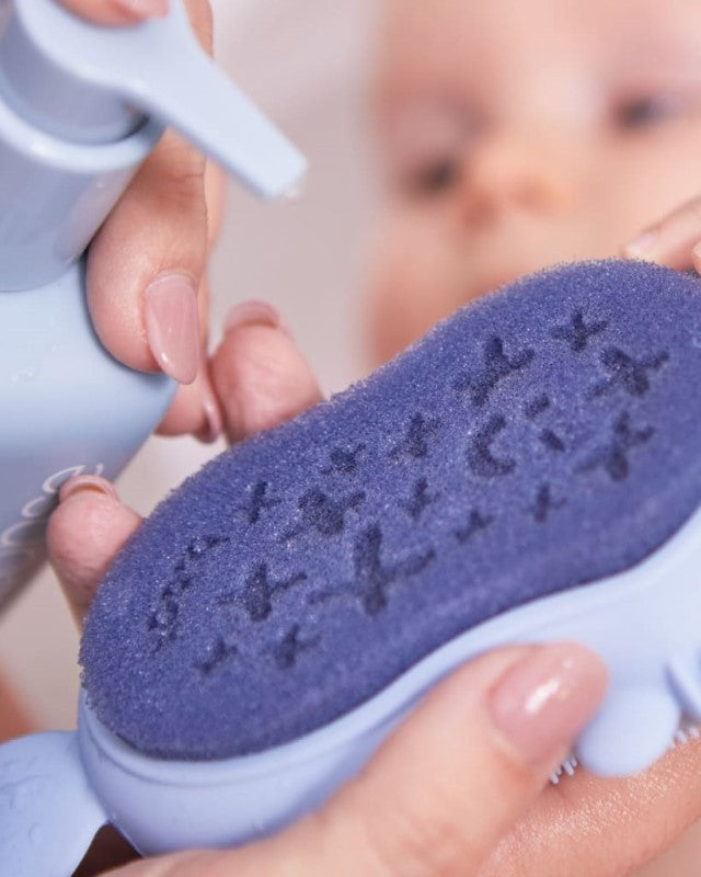 B.BOX BABY BATH BRUSH - LULLABY BLUE