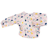 NYLON SMALL LONG SLEEVE BIB LADYBUGS