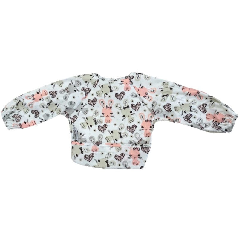 NYLON SMALL LONG SLEEVE BIB BUNNY LOVE