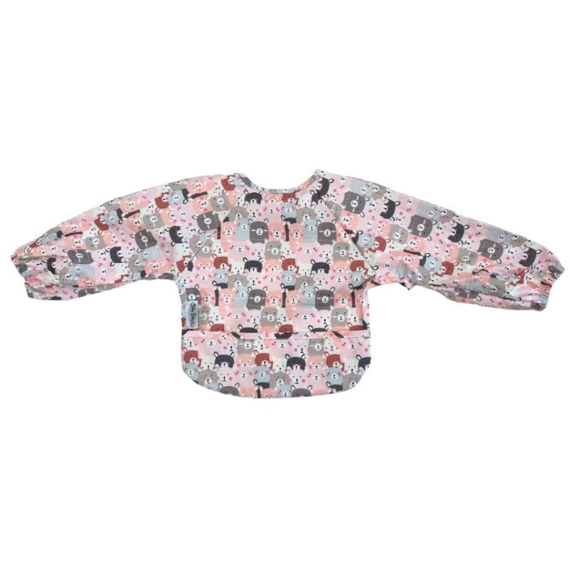 NYLON SMALL LONG SLEEVE BIB PEEKABOO